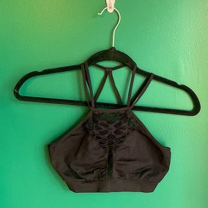 Small Victorias Secret Bralette in black.
